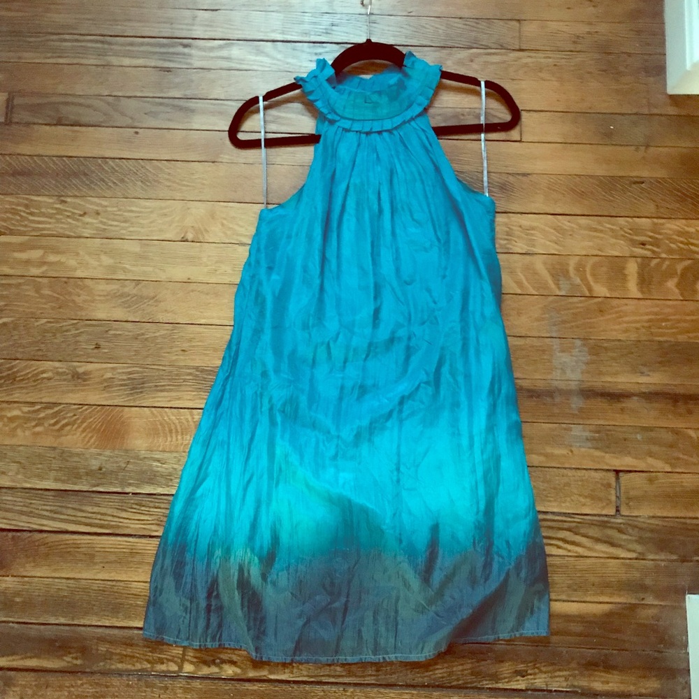 Ombré blue dress